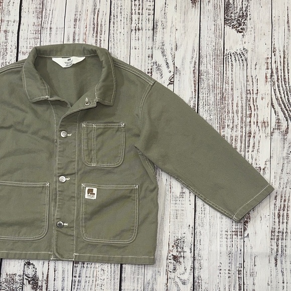 H&M‎ Cotton twill Jacket Sz. 6 - Picture 5 of 10